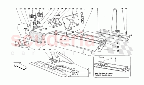 Part Diagram for Ferrari 61512200