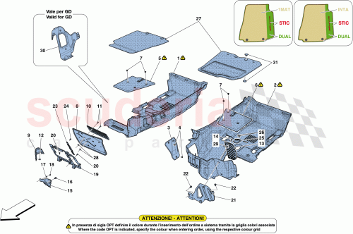 Part Diagram for Ferrari 88761200