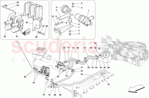 Part Diagram for Ferrari 245090