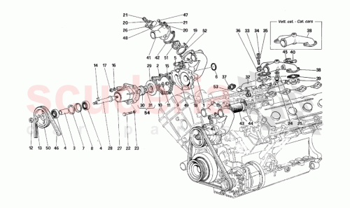 Part Diagram for Ferrari 134225