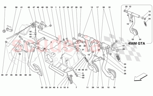 Part Diagram for Ferrari 174556
