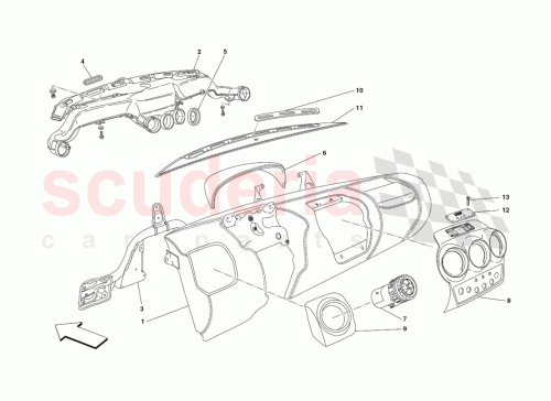 Part Diagram for Ferrari 68811300