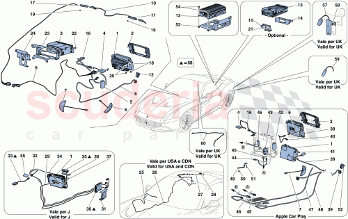 Part Diagram for Ferrari 307695