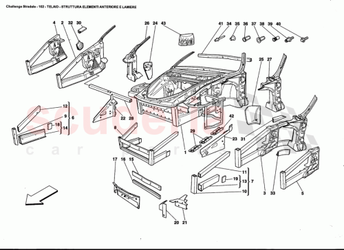 Part Diagram for Ferrari 67958800