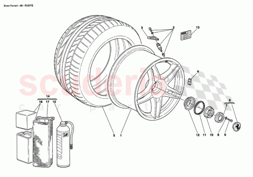 Part Diagram for Ferrari 195663