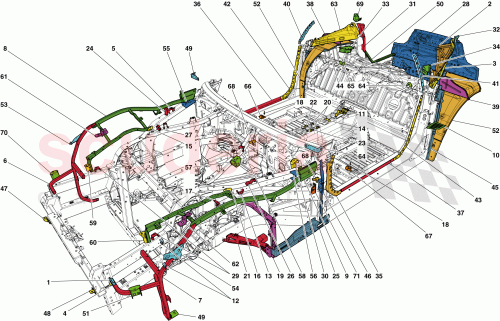 Part Diagram for Ferrari 84222000
