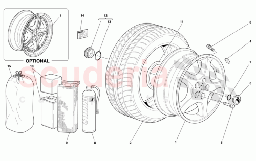 Part Diagram for Ferrari 176426