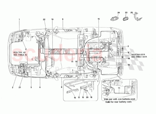 Part Diagram for Ferrari 134041
