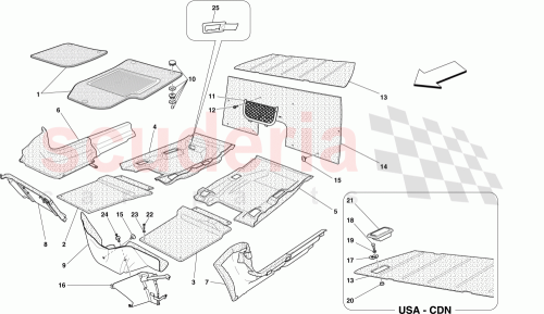 Part Diagram for Ferrari 82644700