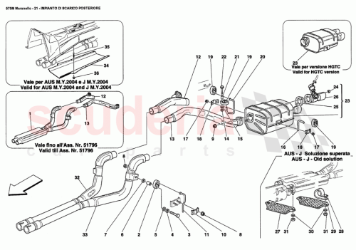 Part Diagram for Ferrari 181797