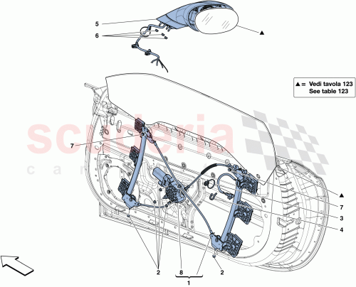 Part Diagram for Ferrari 85473710