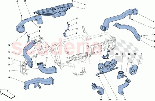 Part Diagram for Ferrari 82402200