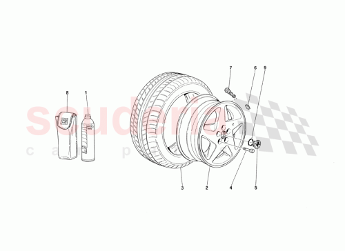 Part Diagram for Ferrari 145506