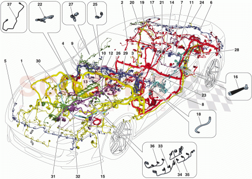 Part Diagram for Ferrari 338061