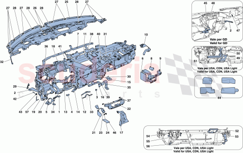 Part Diagram for Ferrari 86787600