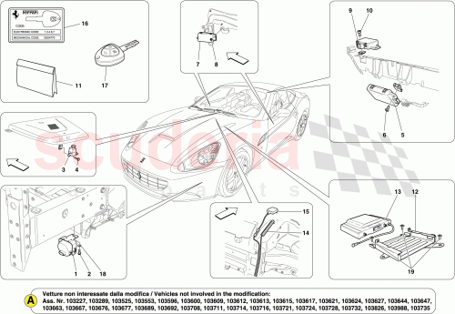 Part Diagram for Ferrari 295120