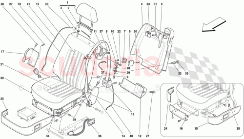 Part Diagram for Ferrari 644245