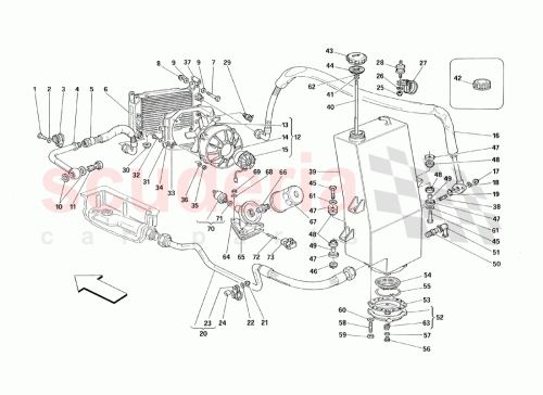 Part Diagram for Ferrari 197654
