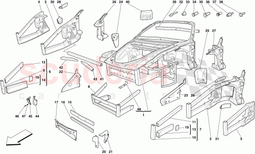 Part Diagram for Ferrari 217012