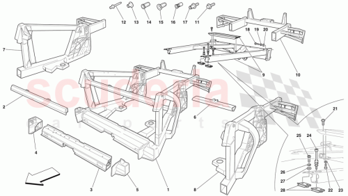 Part Diagram for Ferrari 66278700