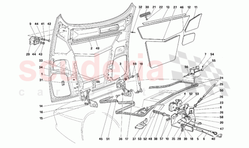 Part Diagram for Ferrari 64687200