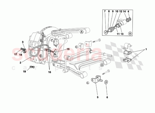 Part Diagram for Ferrari 163325