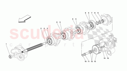 Part Diagram for Ferrari 164377