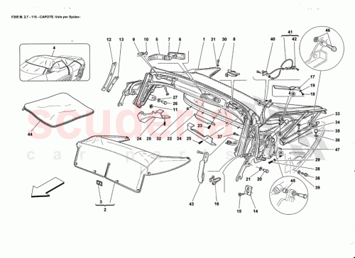 Part Diagram for Ferrari 64626000