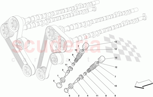 Part Diagram for Ferrari 241720