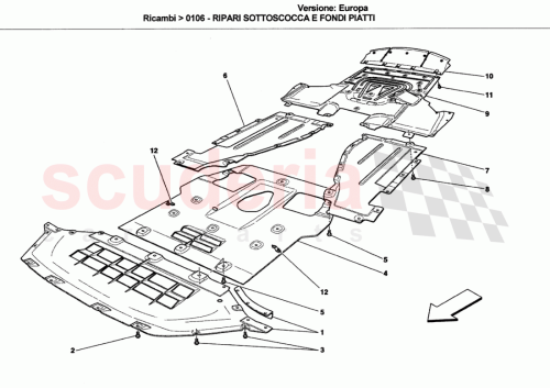 Part Diagram for Ferrari 81249400
