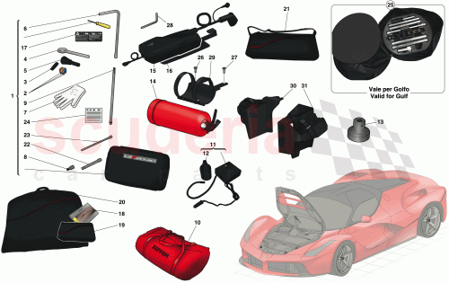 Part Diagram for Ferrari 86074700