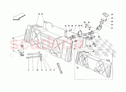 Part Diagram for Ferrari 127403