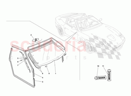 Part Diagram for Ferrari 15957801