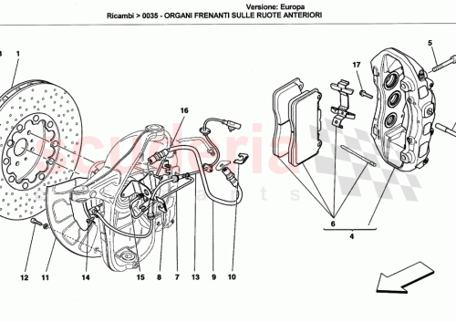 Part Diagram for Ferrari 251084