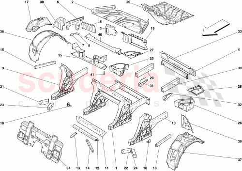 Part Diagram for Ferrari 985187308