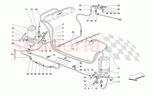 Part Diagram for Ferrari 170442