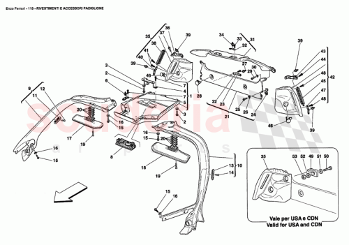 Part Diagram for Ferrari 15689807
