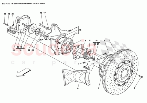 Part Diagram for Ferrari 112800