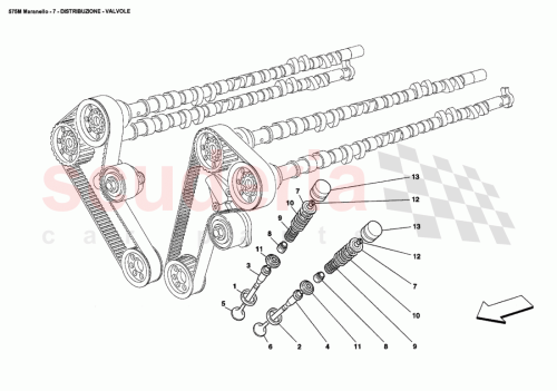 Part Diagram for Ferrari 167158