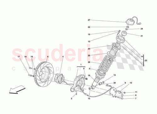 Part Diagram for Ferrari 10520124