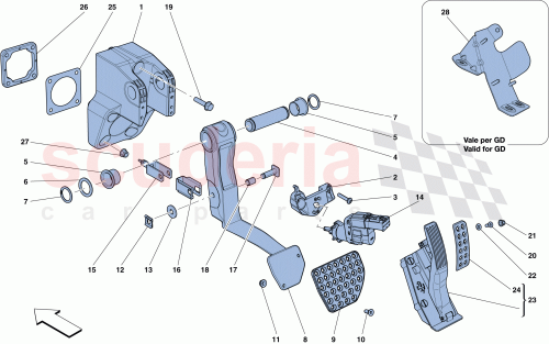Part Diagram for Ferrari 317720
