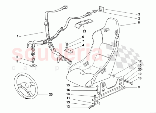 Part Diagram for Ferrari 166888