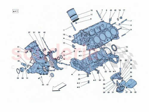 Part Diagram for Ferrari 261440