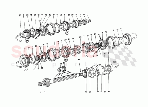 Part Diagram for Ferrari 16044031