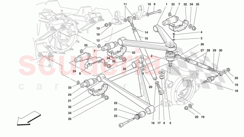 Part Diagram for Ferrari 166502