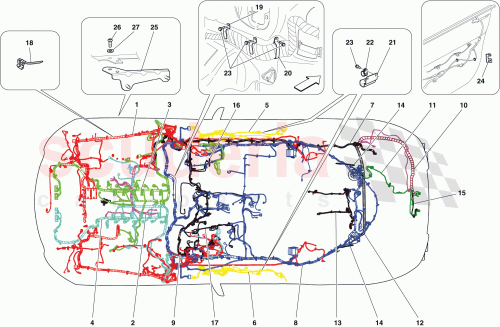 Part Diagram for Ferrari 263555