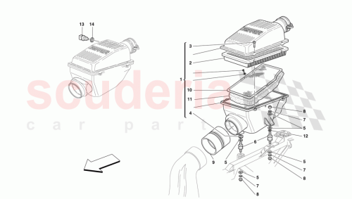 Part Diagram for Ferrari 172307