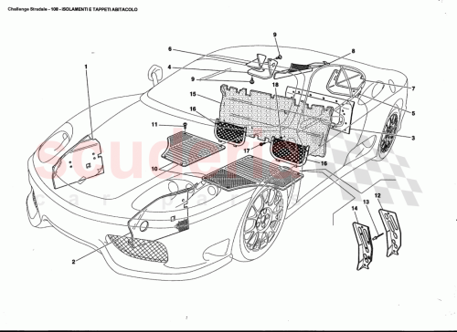 Part Diagram for Ferrari 67605500