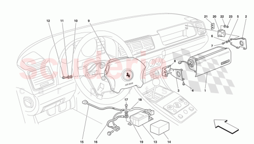 Part Diagram for Ferrari 63941100