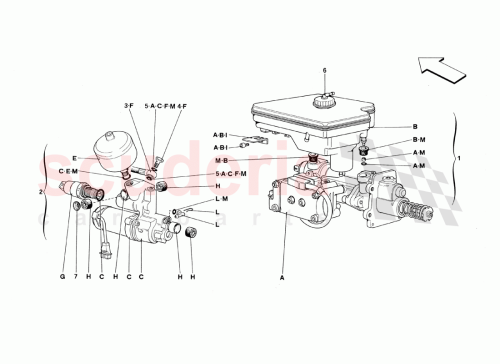 Part Diagram for Ferrari 70000774